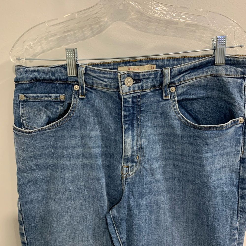 Vintage Levi's 70’s Italian Denim Premium San Francisco, Cal. Blue 726 - Picture 4 of 10
